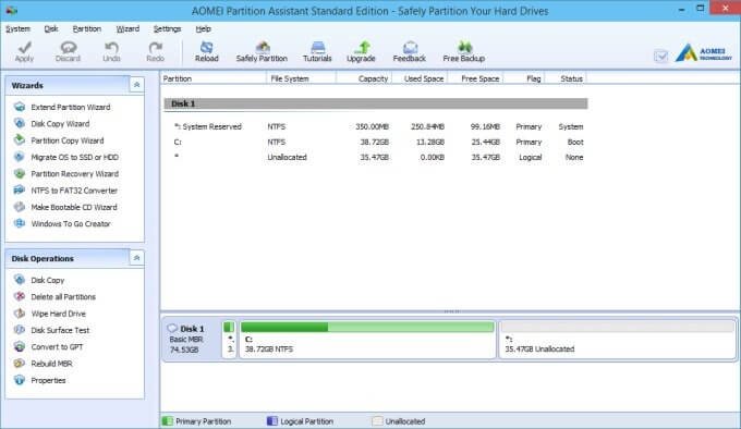 AOMEI Partition Assistant Full